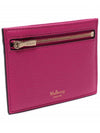 Logo Zipper Card Wallet Pink - MULBERRY - BALAAN 4