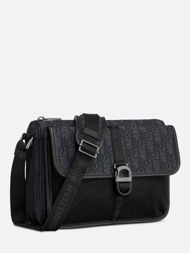 Oblique Jacquard 8 Messenger Bag Black - DIOR - BALAAN 5