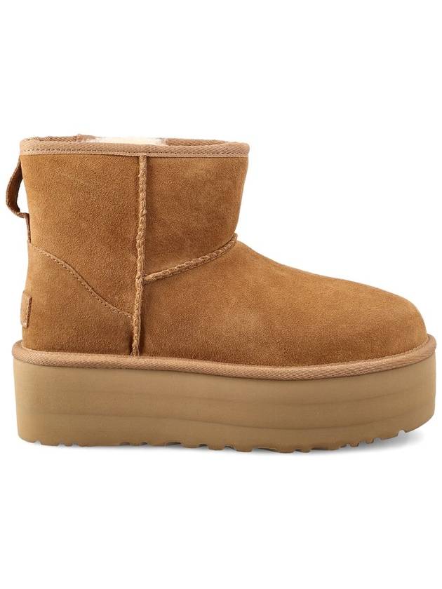 Classic Mini Platform Suede Winter Boots Chestnut - UGG - BALAAN 2