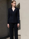 Two Layerd Tailrored Suit Navy - DEFEMME - BALAAN 3