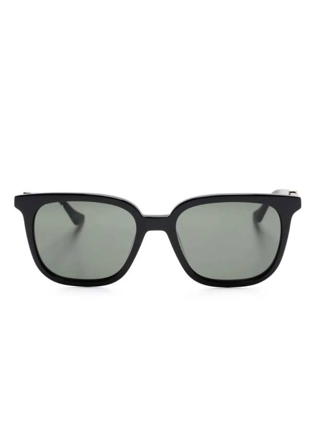 Square Frame Sunglasses Black - GUCCI - BALAAN 1