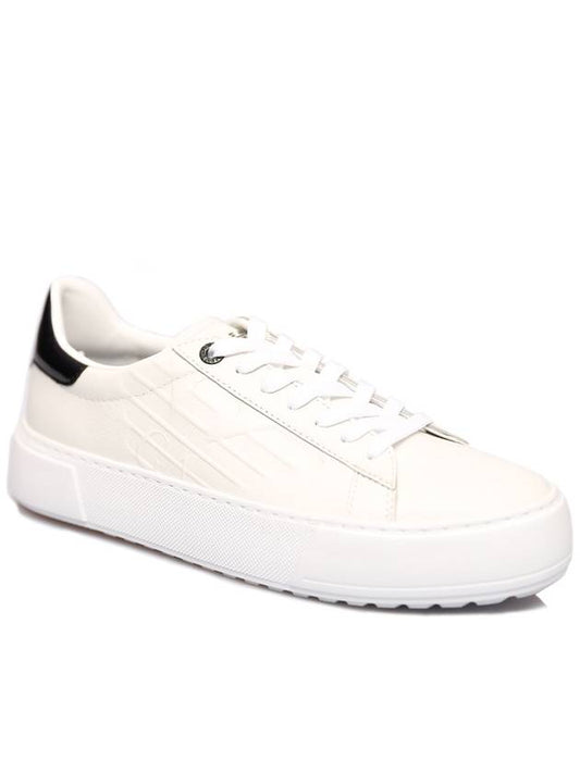 Platform Low Top Sneakers White - EMPORIO ARMANI - BALAAN 2