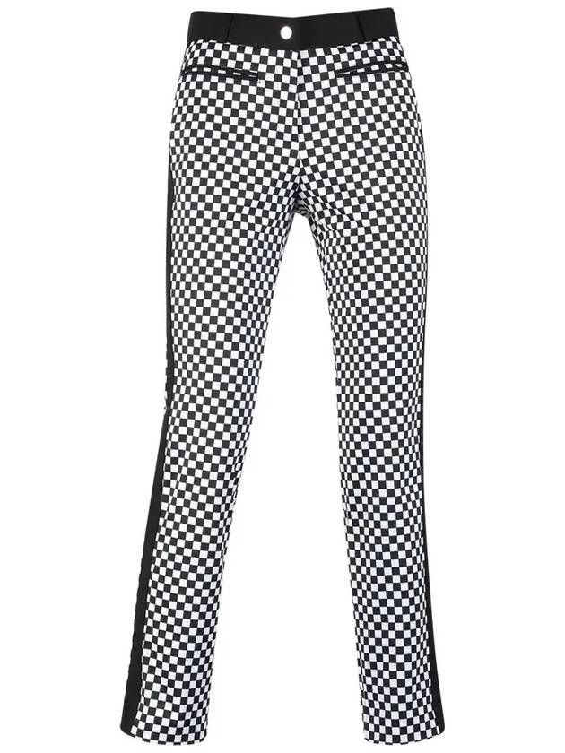 Women s Half Banding Checkerboard Tension Golf Pants BMU4M202W - LUX GOLF - BALAAN 2