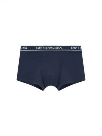 UNDERWEAR Men s Color Trim Banding Cotton Drose Marine 270183 - EMPORIO ARMANI - BALAAN 1