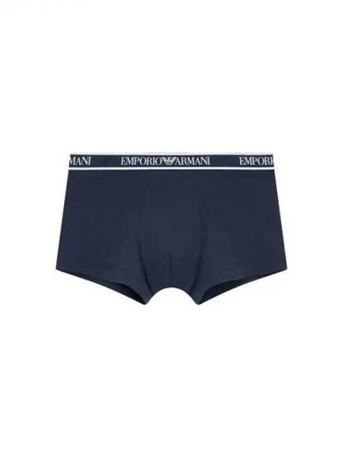 UNDERWEAR Men s Color Trim Banding Cotton Drose Marine 270183 - EMPORIO ARMANI - BALAAN 1