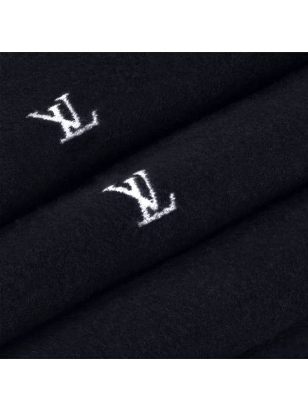 LV Blason Scarf Black - LOUIS VUITTON - BALAAN 4