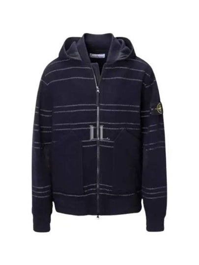 Men's Wappen Patch Zip-up Jacket Navy - STONE ISLAND - BALAAN 2