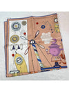 Tea For Two Silk 90 Scarf Rose - HERMES - BALAAN 4