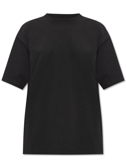 Logo Print Short Sleeve T-Shirt Black - BALENCIAGA - BALAAN 2