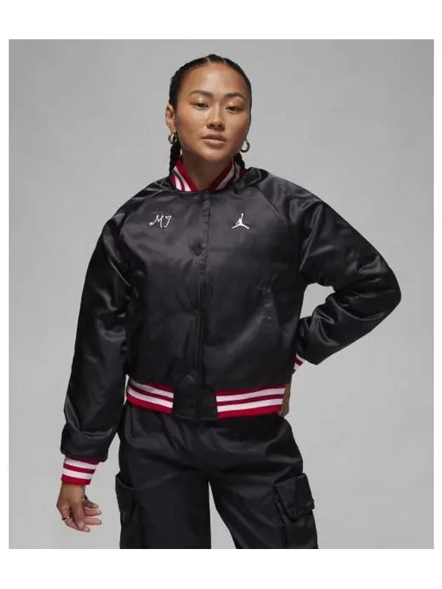 Jordan Varsity Jacket W Black FB5154 010 - NIKE - BALAAN 2