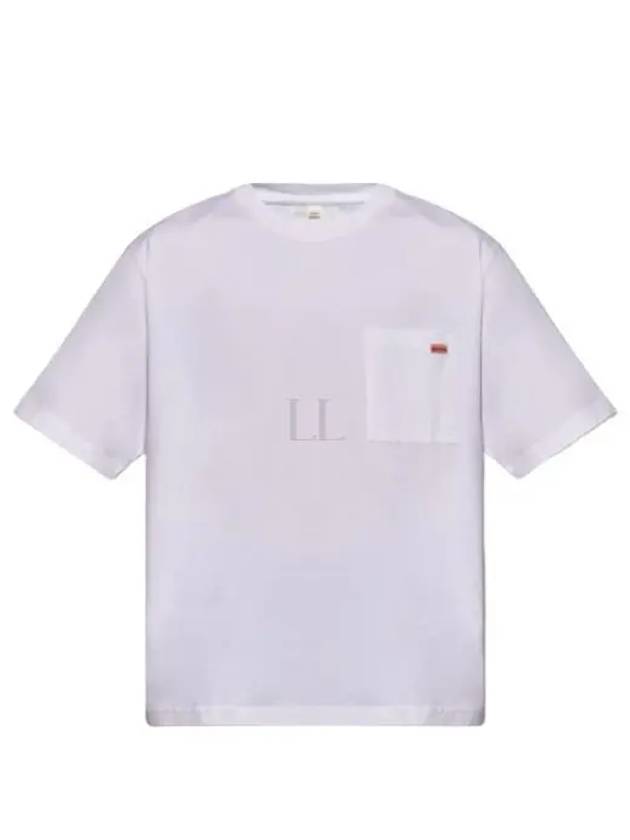 Logo Patch Short Sleeve T-Shirt White - ACNE STUDIOS - BALAAN 2