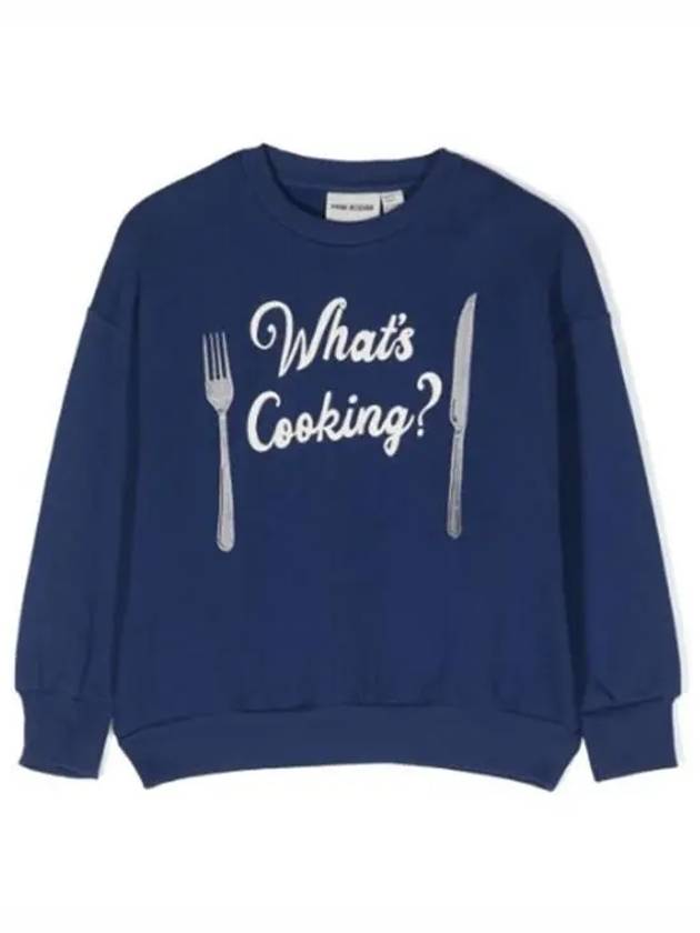 What s Cooking embroidery sweatshirt 2372014860 - MINI RODINI - BALAAN 1