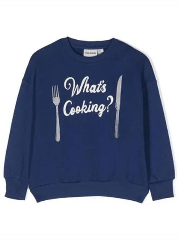 What s Cooking embroidery sweatshirt 2372014860 - MINI RODINI - BALAAN 1