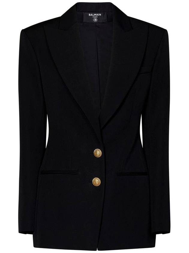 Balmain Single-Breasted Jacket - BALMAIN - BALAAN 1