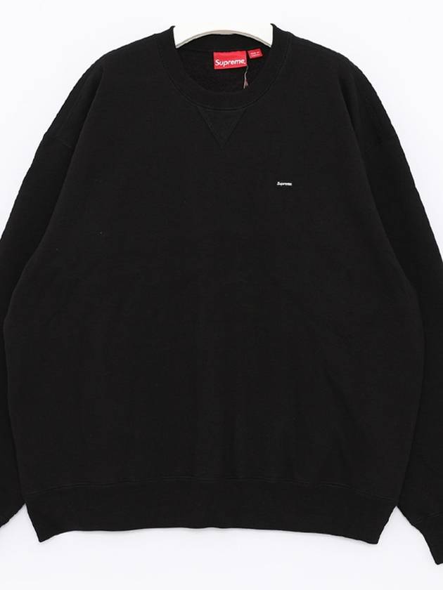 FW23SW22 BLACK small box logo sweatshirt - SUPREME - BALAAN 3