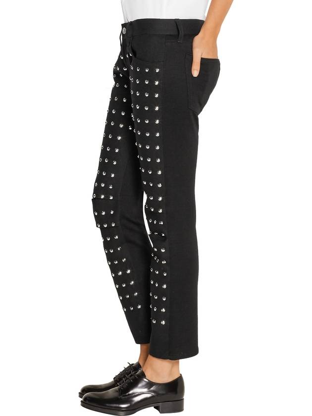 Cropped studded stretch skinny pants - JUNYA WATANABE - BALAAN 2