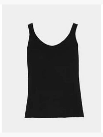 Scallop Wool Sleeveless Black - CHLOE - BALAAN 1