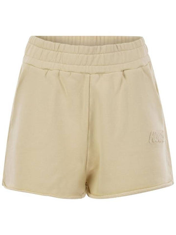 Short trousers in compact cotton jersey - AUTRY - BALAAN 1