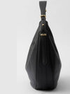 Large Leather Shoulder Bag Black - PRADA - BALAAN 8