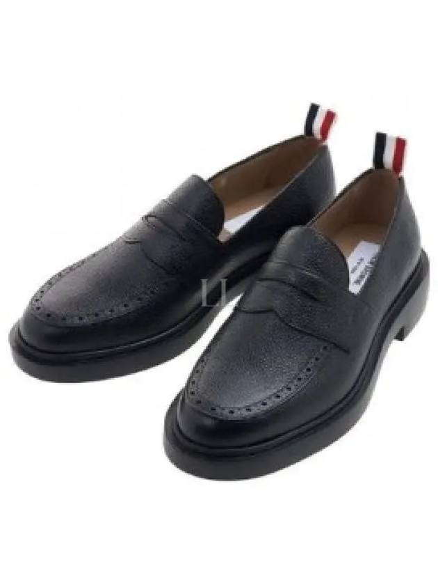 Lightweight Sole Penny Loafer Black - THOM BROWNE - BALAAN 2