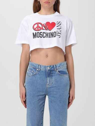 T-shirt crop Moschino Jeans - MOSCHINO - BALAAN 1