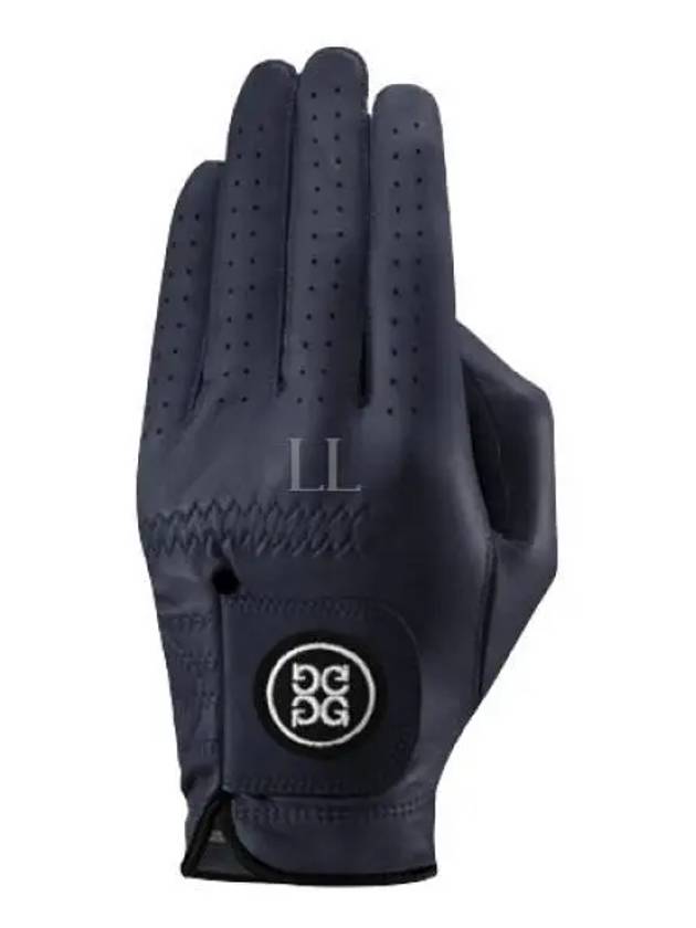 Circle GS Logo Leather Golf Gloves Navy - G/FORE - BALAAN 2