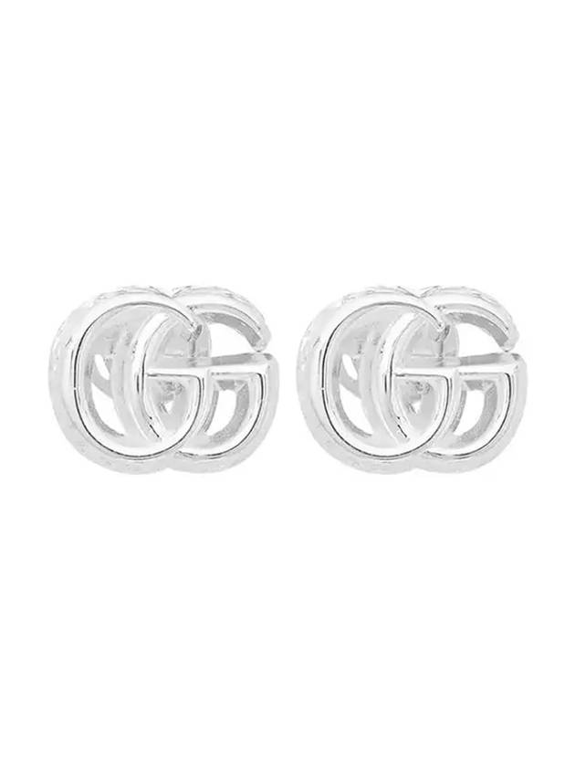 Marmont GG Logo Earrings Silver - GUCCI - BALAAN 1