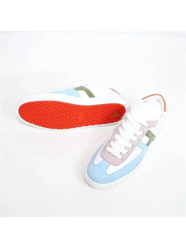 Boomerang Low-Top Sneakers White - HERMES - BALAAN 6