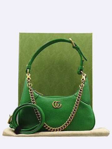 731817 Green color leather Aphrodite small chain shoulder bag cross strap 2WAY - GUCCI - BALAAN 1