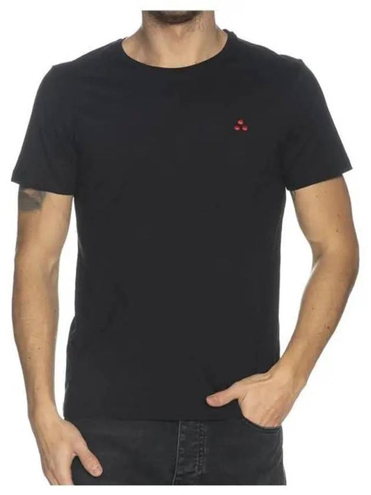 MANDERLY Short Sleeve TShirt Black - PEUTEREY - BALAAN 2