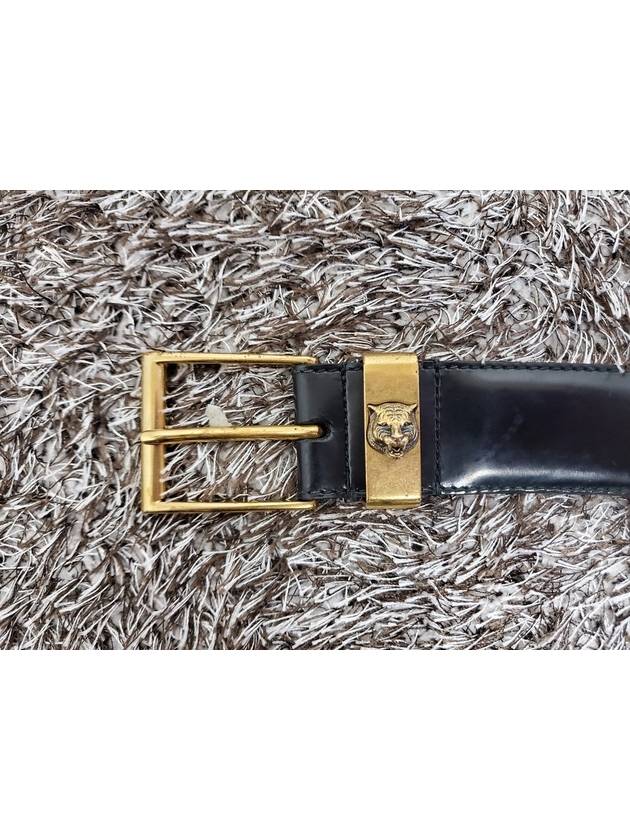 gold feline head belt - GUCCI - BALAAN 3