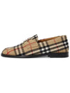 Check Wool Felt Loafers Beige - BURBERRY - BALAAN 2