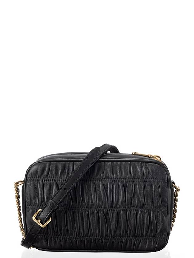 Nappa Goffre Cross Bag Black - PRADA - BALAAN 3