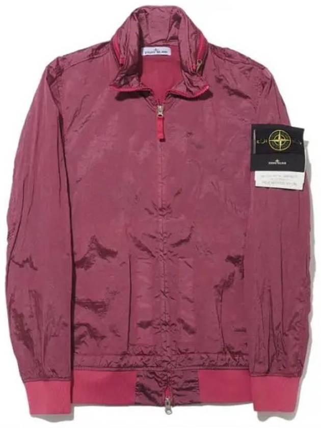 Men's Logo Patch Nylon Metal Zip-up Jacket Red - STONE ISLAND - BALAAN 2