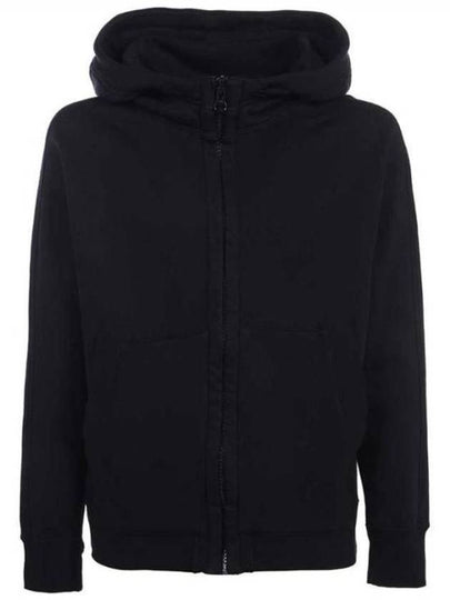 Logo Patch Zip-Up Hoodie Black - TEN C - BALAAN 2