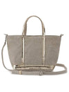 Sequin Embellished Tote Bag Ivory - VANESSA BRUNO - BALAAN 3