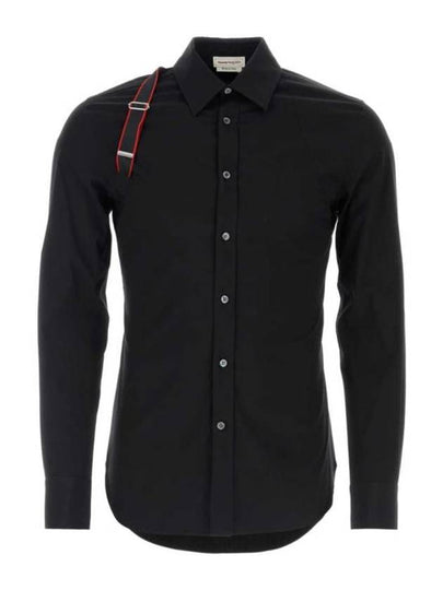 Men's Harness Patch Long Sleeve Shirt Black - ALEXANDER MCQUEEN - BALAAN 2