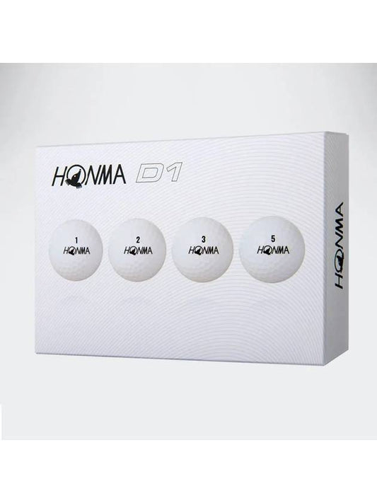 D1 2 piece 2pc white golf ball - HONMA - BALAAN 1