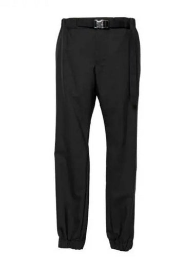 Sacai black belted quilted pants 271189 - SACAI - BALAAN 1