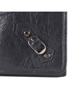 Classic Leather Clutch Bag Grease Fosil - BALENCIAGA - BALAAN 3