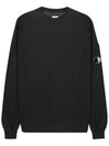 Lend Wappen Soft Knit Black - CP COMPANY - BALAAN.