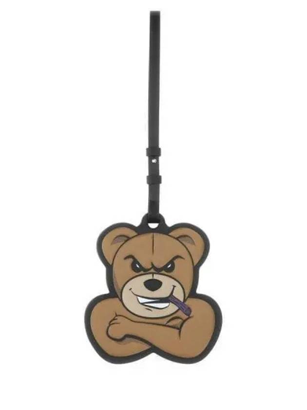 Bear Patch Keyholder Brown - MONCLER - BALAAN 2