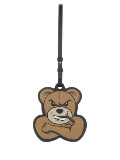 Bear Patch Keyholder Brown - MONCLER - BALAAN 2