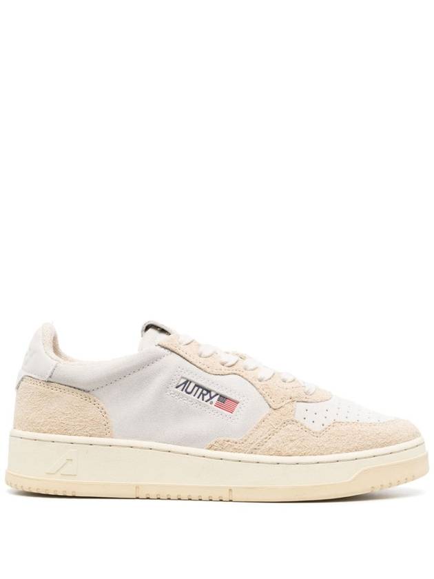 Medalist Logo Patch Low-Top Sneakers Beige - AUTRY - BALAAN 2