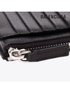 Zipper Leather Card Wallet Black - BALENCIAGA - BALAAN 6