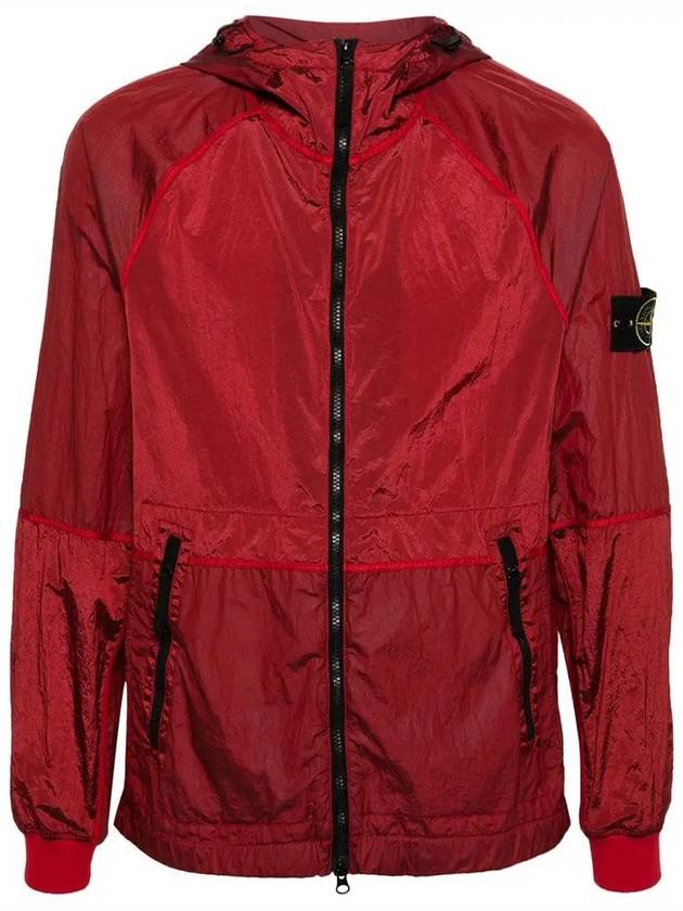 Nylon Metal Windbreaker Red - STONE ISLAND - BALAAN 2