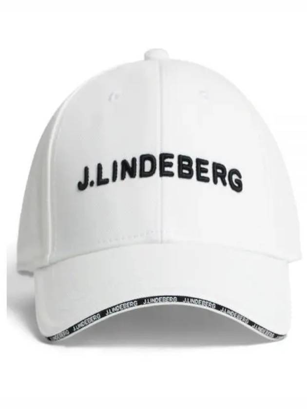 Hennric Embroidered Logo Ball Cap White - J.LINDEBERG - BALAAN 2