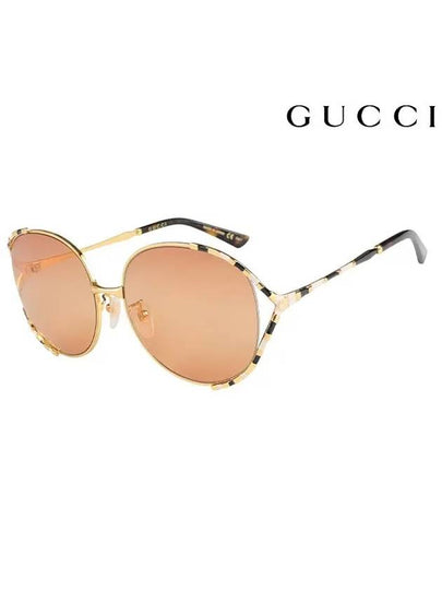 Eyewear Gradient Round Sunglasses Gold - GUCCI - BALAAN 2