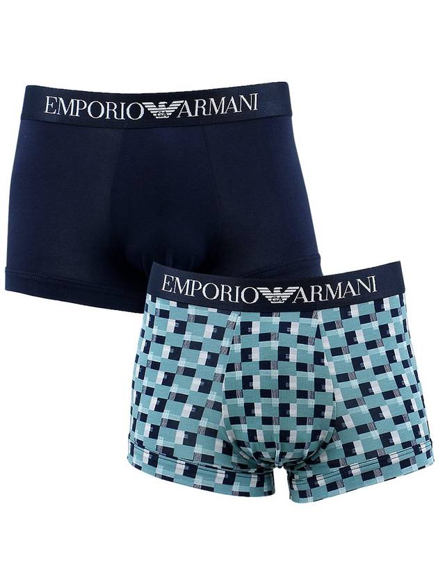 Boxer 2 Pack Trunk 111210 3F504 58736 - EMPORIO ARMANI - BALAAN 1