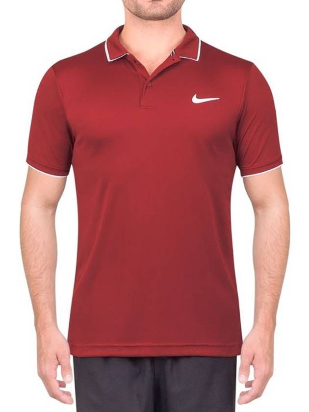 01939137613Coat Dry Team PK Polo TshirtBurgundy - NIKE - BALAAN 8